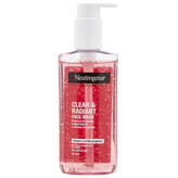 ژل شستشو صورت نوتروژینا مدل clear and radiant حجم 200 میلی لیتر