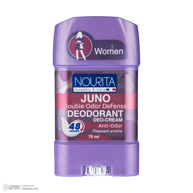 مام استیک کرمی ضد تعریق زنانه نوریتا مدلJuno حجم 75 میلی لیتر
