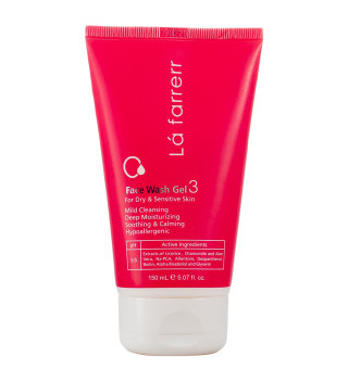 ژل شستشو صورت لافارر مناسب پوست خشک و حساس شماره 3 150 میلی لیتر