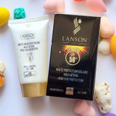 کرم ضد آفتاب رنگی لانسون، SPF 50،شماره 1.5،مناسب پوست چرب