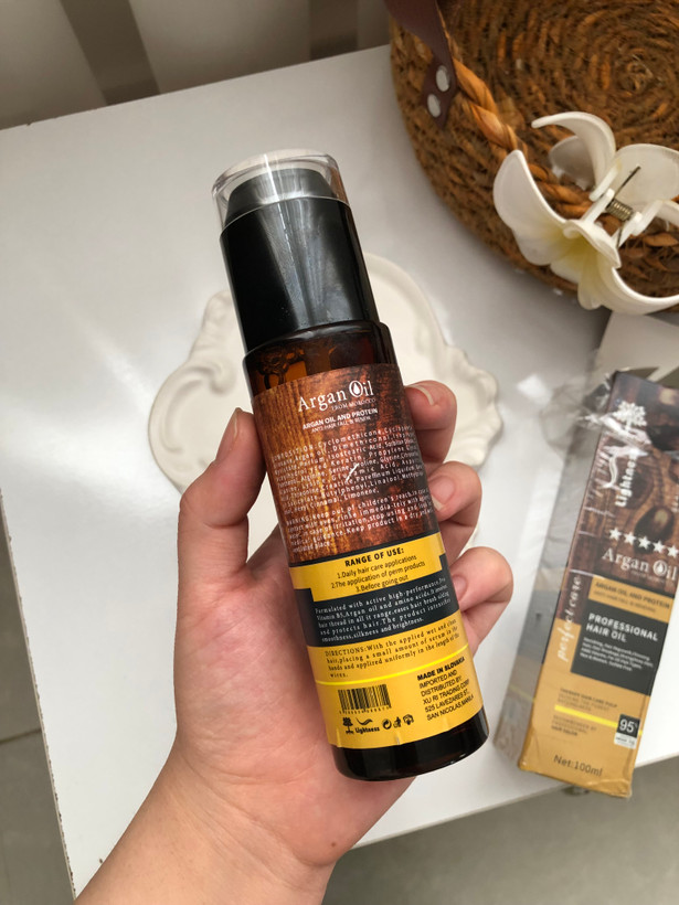 روغن مو لایتنس مدل روغن آرگان (اورجینال) حجم ۱۰۰ میل