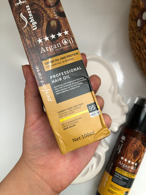 روغن مو لایتنس مدل روغن آرگان (اورجینال) حجم ۱۰۰ میل