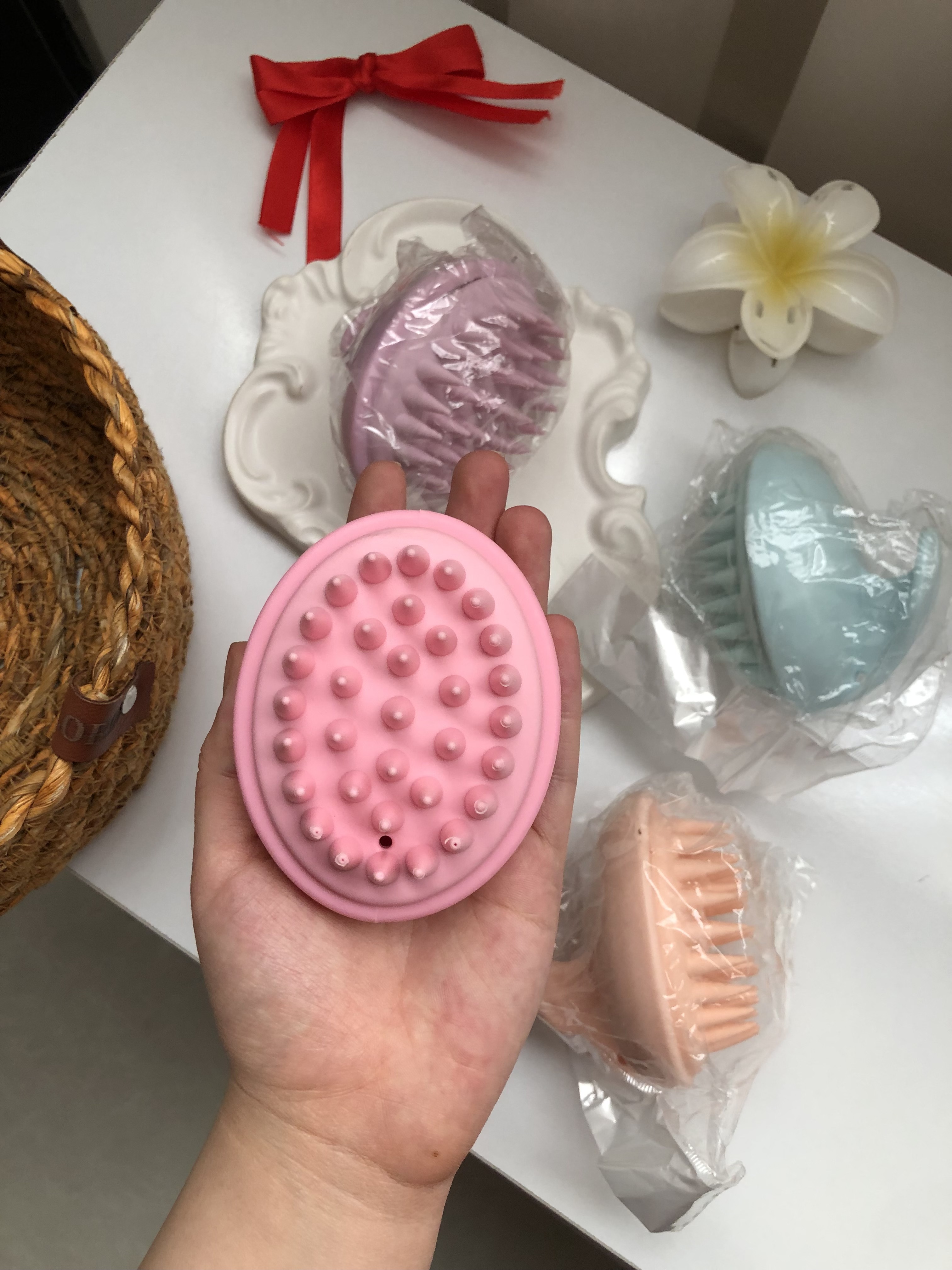 سرشور سیلیکونی برای شستشو موی سر